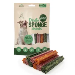 Allpet Its Treat Time Denta Sponge Star Sticks Medium 9pk