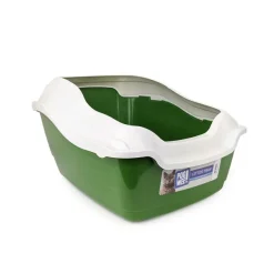 Allpet Poo Wee Cat Litter Tray with High Sides and Rim