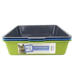 Allpet Poo Wee Cat Litter Tray Assorted Colour