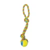 Allpet Toy Rope Tug with Tennis Ball