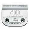Andis UltraEdge Stainless Steel Clipper Blade #40SS Leaves Hair 0.25mm