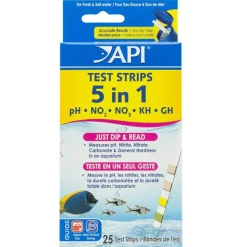 API 5 in 1 Aquarium Test Strips