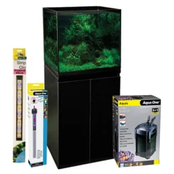 Aqua One AquaSys 155L Glass Fish Tank Aquarium COMBO (Stand, Filter, Heater, Light) - CLICK & COLLECT ONLY