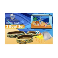 Aquatopia Hermit Crab Three Bowl Set