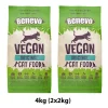 Benevo VEGAN Adult Original CAT Food 4kg (2 x 2kg) BULK BUY