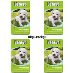 Benevo VEGAN Original PUPPY Food 8kg (4 x 2kg) BULK BUY