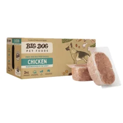 Big Dog Frozen Dog Food CHICKEN 3kg - CLICK & COLLECT ONLY