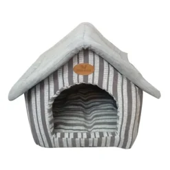 Bono Fido House Bed Striped Suede