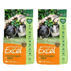 Burgess Excel Guinea Pig Pellets with Mint 1.5kg x 2 BULK BUY