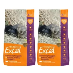 Burgess Excel Guinea Pig Pellets with Blackcurrant & Oregano 1.5kg x 2 BULK BUY