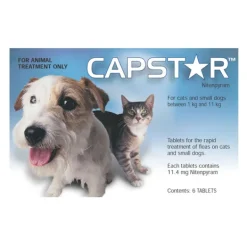 Capstar Small Dog & Cat Flea Treatment 6 Tablets