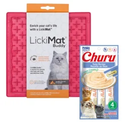 Cat LickiMat Classic Buddy + Inaba Churu Tuna 4pk COMBO