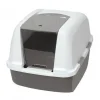 Catit Clean JUMBO Hooded Cat Litter Pan with Airsift Warm Grey