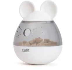 Catit Pixi Treat Dispenser White Mouse