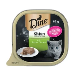 Dine Daily Kitten Tender Chicken Trays 85g