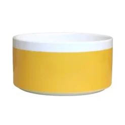 DOGUE Ceramic Dog Bowl Classic Collection Mustard