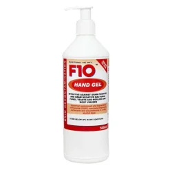 F10 Hand Gel 500mL Pump Pack