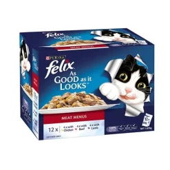Felix As Good As It Looks Meat Menus in Jelly 12x85g