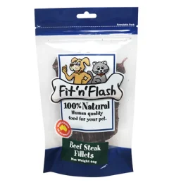 Fit n Flash Beef STEAK Fillets 60g