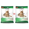 Flora Pure Natural (Tofu) Clumping Cat Litter 18kg (2 x 9kg bags)