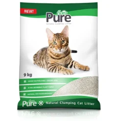 Flora Pure Natural (Tofu) Clumping Cat Litter 9kg