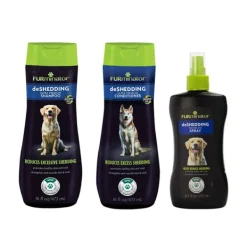Furminator DeShedding Ultra Premium Dog Shampoo + Conditioner + Waterless Spray COMBO