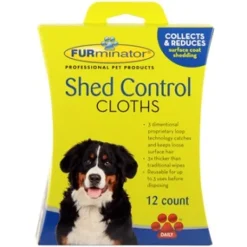 Furminator Shed Control Cloths 12 Pack