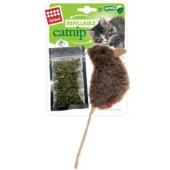 GiGwi Refillable Catnip Mouse Cat Toy