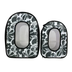 Green Parrot Bird Carrier Black