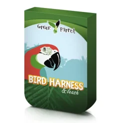 Green Parrot Bird Harness