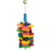 Green Parrot Bird Toy BLOCK HEAD