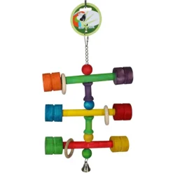 Green Parrot Bird Toy DUMBELLS