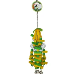 Green Parrot Bird Toy PEAR MUNCH