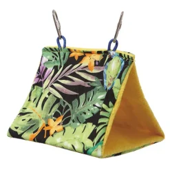 Green Parrot Bird Toy RAINFOREST HUT