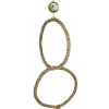 Green Parrot Bird Toy TWIN SWING