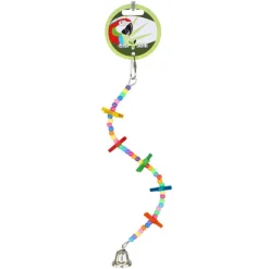 Green Parrot Bird Toy WORMHOLE