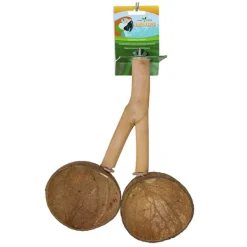 Green Parrot Ergo Perch TWIN COCO PERCH