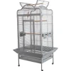 Green Parrot Large Bird Cage Scallop Open Top PC7255 HAMMERTONE BLACK/SILVER