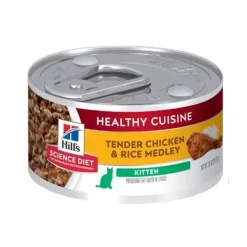 Hills Science Diet Kitten Healthy Cuisine Roasted Chicken & Rice Medley
