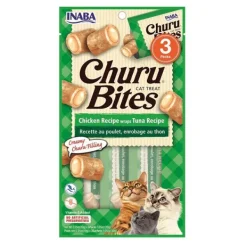 Inaba Churu Bites Chicken Wraps with Tuna 3pk