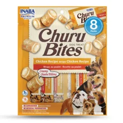 Inaba Churu Bites Dog Treat Chicken Wraps 8pk