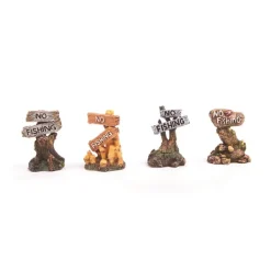 Kazoo No Fishing Signs Small Assorted