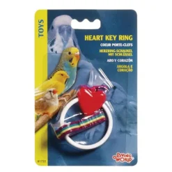 Living World Bird Heart KEY RING