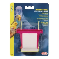 Living World Bird MIRROR SWING w/Landing Perch