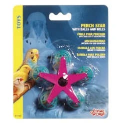 Living World Bird Perch Star w/Balls & Bells