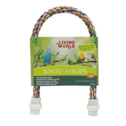 Living World Knot-A-Rope Cotton Perch