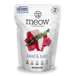 MEOW Freeze Dried Beef & Hoki Cat Food