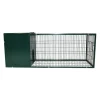 Metal Rabbit Hutch 4 Foot Dark Green
