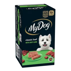My Dog Classic Loaf Juicy Lamb 100g x 6 Trays Box