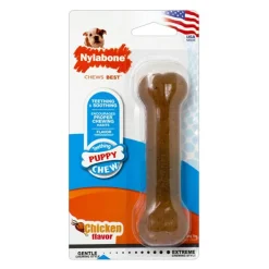 Nylabone Puppy Chew Puppy Bone Chicken Flavour